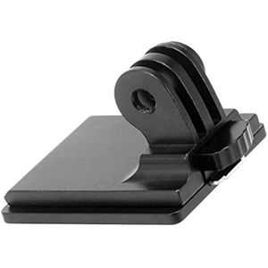 NovelGoal Helm Fix Mount Base Houder Compatibel met GoPro 11 Zwart Mini 10 Motorfiets Rijden Klimmen Racing Camera Stand Adapter (Standaardversie)