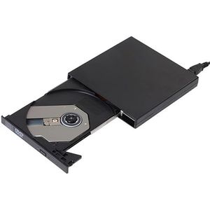 Universele Externe USB DVD Optische Drive 24X CD-recorderspeler For Pc-laptop Gebruiksvriendelijk(Black)