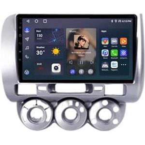 Android 12 Multimedia Stereo Video Speler Voor Honda Fit Jazz City 2004-2007 Ondersteunt Car-play Android Auto/Bluetooth/FM AM RDS DAB+ Radio/Stuurbediening(4 Core 1G+16G)
