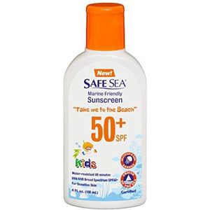 Safe Sea Anti-kwallen Sting Beschermende Lotion voor Kinderen - SPF50+ - Kwallen & Zee Luizen Preventie Zonnebrandcrème (Kids1pack)
