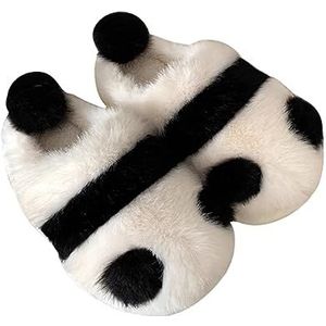 Sloffen Leuke Panda Huis Slippers Kawaii Dier Dikke Indoor Antislip Thuis Schoenen Warme Gezellige Zachte Pluizige Fuzzy Pluche Slippers Comfortabele Pantoffels