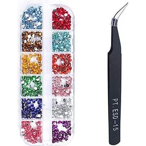 Voor Manicure Accessoires Jelly Gems 3mm 3D Nail Stones Nail Strass Crystal Flatback(04)