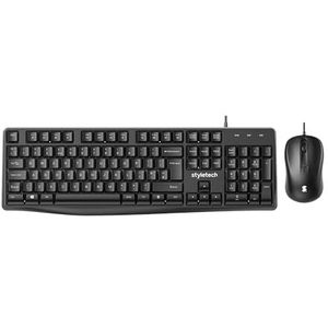 Styletech MK100 Bedraad toetsenbord en muis bundel