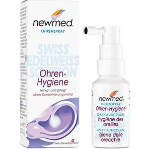 Newmed Oorspray 30 ml, behandeling van oorsmeerdruppels bij volwassenen en kinderen, oorreiniging met systeem