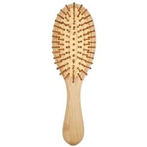 1 stuk hout luchtkussen massage kam peddel kussen haaruitval massage borstel haarborstel kam hoofdhuid haarverzorging gezonde bamboe kam (maat : 3)