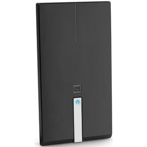 One For All Amplified Indoor Digital TV Aerial SV9425 - Klaar om Freeview en analoge tv-signalen binnen een bereik van 15 mijl te ontvangen - Full HD Ready - Premium HDTV-antenne - UHF/VHF - zwart