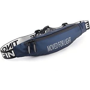 Fanny Pack voor Mannen Vrouwen Heuptas Waterdichte Runner Riem Portemonnee Pack Riemtas voor Wandelen Joggen Gift Reizen Running Vrije tijd Mobiele Telefoon Tas, Blauw, Wandelrugzak