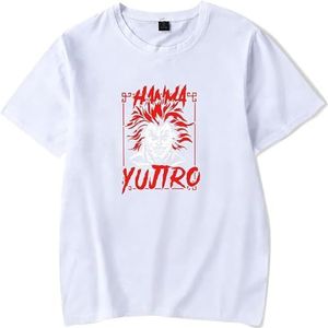 Grappler Baki T-Shirts Baki Hanma T-Shirts Yuujirou Hanma Pullover The Grappler Baki Cosplay Sweatshirts overhemden(Small)