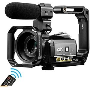 4K nachtzichtvideocamera Professionele camcorders Digitale zoom Vlog-camera's for blog Multifunctionele Camcorder