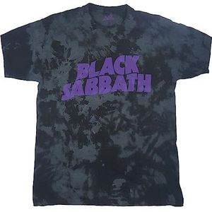 Black sabbath T Shirt Classic Band Logo nieuw Officieel Dip Dye on Zwart Unisex