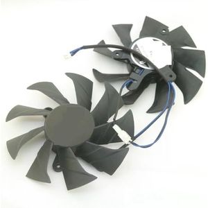 2 stuks 1FY09015E12B 85mm 12V 0.36AMP GPU-ventilator voor ZOTAC GTX1050 1050ti 4GB Destroyer OC grafische videokaart VGA-ventilator