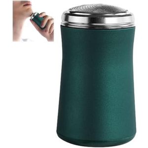Portable Automatic Razor, Cordless Rechargeable Rotary Shavers, Wet & Dry Men Electric Rotary Shaver, Waterproof Shaver, Electric Shavers For Men's Shaving Trimming Grooming (Green)