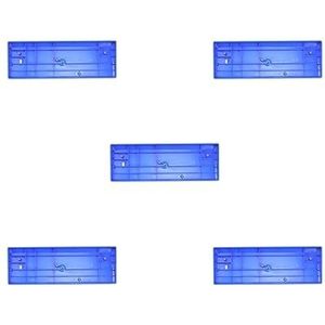 Tityvirnix 5 set 60% compacte kunststof toetsenbordhoes compatibel met GH60 POKER2 POK3R blauw