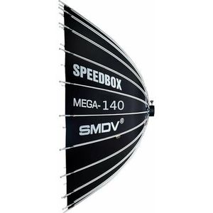 SMDV Speedbox Mega-140 Softbox Professionele fotografieverlichting met hittebestendigheid, Bowens-mount en 140 cm diameter
