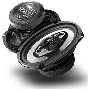 BOSS Audio Nx694 Onyx 4-Way Poly spuitgegoten conus luidspreker, 15,2 x 22,9 cm, zilver