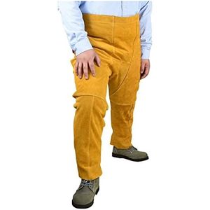 Lasleren split been schort zware vonk vlam hittebestendige veiligheid lasser's chaps