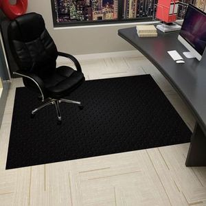 Spelletjes voor stoelen Bureaustoelmat for hardhouten vloeren Gamingstoelmat Bureaustoelmat for hardhouten vloeren Tapijt Houten vloeren Duurzaam Antislip Zachte vloerbeschermer Bureaustoelmat 130 x 1