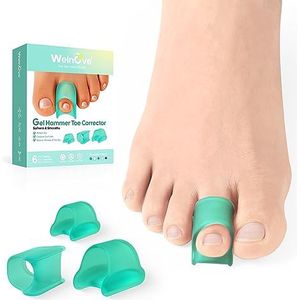 Welnove Hammertoe Corrector - Teen Stijltang, Bunion Corrector & Broken Toe voor Vrouwen en Mannen, 3 verschillende maten