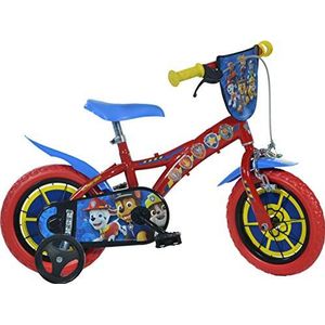 Kinderfiets Dino Bikes Paw Patrol: 12 inch (612L-PW) blauw-rode jongensfiets