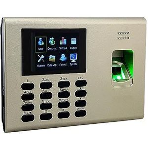 Vingerafdruk-tijdklok, Ingebouwde batterij K40 USB TCP/IP RFID-kaart Vingerafdrukherkenning Tijdregistratie Machine Tijd Clcok Tijdrecorder veelgebruikt op de werkplek(K40)