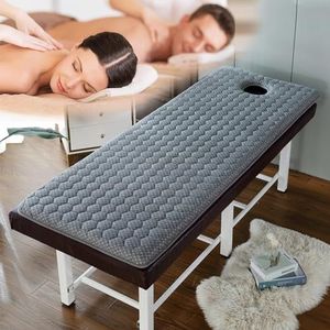 Lash Bedtopper,Memory Foam Matras Topper voor Massagetafel,spa-bedkussen met ademgat,Massageaccessoires Beschermend kussen,vierkante/ronde/trapeziumvormige kop,6cm/2.4in,S 80x190cm