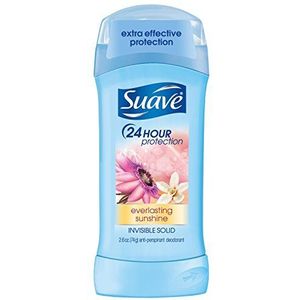 Suave Suave Onzichtbare Solid Anti-Perspirant Deodorant, Everlasting Sunshine, 6,5 gram (4 per pak)
