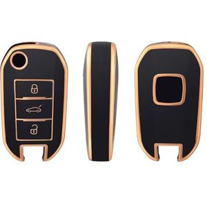 Autosleutel beschermhoes TPU Autosleutel Case Fob Voor C4 Voor Cactus C5 Voor Aircross Voor Berlingo Cap Sleutel Shell(1 UK)