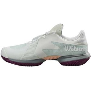 Wilson KAOS Swift 1.5 Clay tennisschoen voor dames, opaalblauw/stormy sea/flox, maat 43, Opaal Blauw Stormachtige Zee Phlox, 6 UK