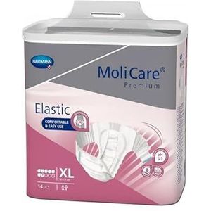 Molicare Premium Slip Elastic 7 druppels XL - 8 pakken van 14 stuks