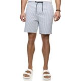 Indicode - INAlizzo - Korte Broeken - Donkerblauw - Seersucker