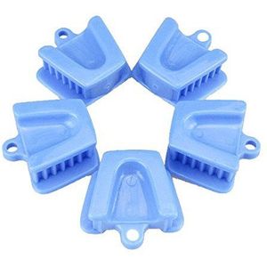Vroegse 5 stks Medium Kind Grootte/Blauwe Tandheelkundige Siliconen Mond Prop Latex