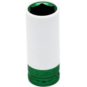 LPMPCZKZGF 1/2 inch mouw muur diepe slagmoer dopsleutel lichtmetalen wiel diepe slagmoer dopsleutelset autogarage onderhouden reparatiegereedschap Mouwsocket(22MM)