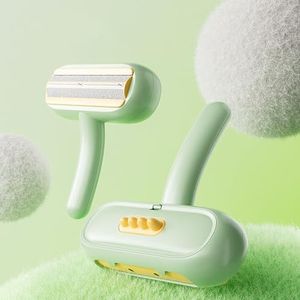 Dierenhaarverwijderaar, Multifunctionele Efficiënte Herbruikbare Dubbelzijdige Draagbare Pluisroller, Multi-oppervlak Bontverwijderingshulpmiddel voor Meubels Bank Tapijt Kleding