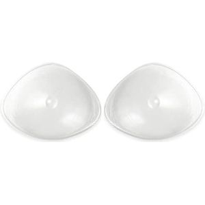 HomeJoySet Driehoekige Siliconen Borstprothesen - Concave Bh-versterkende Inzetstukken - Realistische Prothese For Travestieten, Mastectomie - 600 G/paar, Transparant(Nude_1000g/pair)