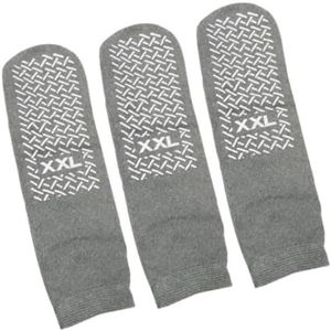 Veiligheidssokken met een loopvlak, maat XXL, grijs (3 paar), grijs, XX-Large