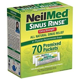 NeilMed - Nasaal spoelzout - extra sterk - voor neusdouche - verkouden verstopte neus hooikoorts