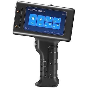 Handbediende Inkjetprinter, 12,7 mm labelprinter, QR-strip batchcodenummering Logo handheld inkjetprinter, permanente inkt Slim Sneldrogend Printen (Color : 1 Printer-2 ink, Size : 1)