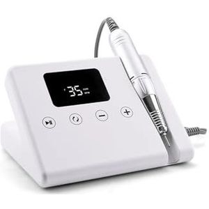 Speciaal telefoonvormig ontwerp, krachtige 45W nagelboormachine met aanraakknop for eenvoudig gebruik op het bureau(White,UK)