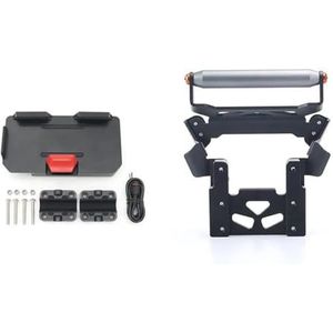 Navigatiebeugelbord GPS Voor NSS 350 Voor NSS350 2021 2022 2023 Motorfiets GPS Telefoon USB & Draadloze Oplader Navigatiebeugel Houder Montagestandaard Navigatie beugel(22mm - Black 1 Set)