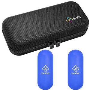 SHBC Insuline Cooler Case Reizen voor Diabetici Organiseer Geïsoleerde Koelzak voor Medicatie met 2 Ijspakken Zwarte Medische Koelzak