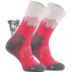 TODO BP Merino Wandelsokken voor heren, dames en kinderen, trekkingsokken van merinowol, ademend, anti-blaren, geproduceerd in de EU, 35-38 EU