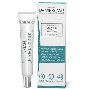 Remescar Instant Pore Reducer 20 ml - Porien verkleinen en verminderen met Gezicht Primer - Poriënreinigers als primer of serum voor gezichtsverzorging - onmiddelijk effect en gladde huid