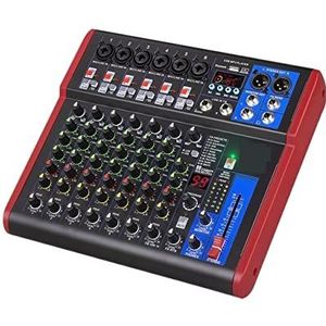 Audio DJ-mixer 8-kanaals mixerinterface for DJ Mixing Console Controller Recording Studio met 99 DSP digitale effecten Podcast-apparatuur