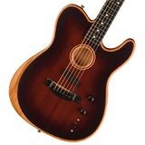Fender American Acoustasonic Telecaster All-Mahogany EB Bourbon Burst - Akoestische gitaar
