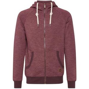 Solid - SDVitu - Sweatjack - Bordeauxrood - Met Capuchon