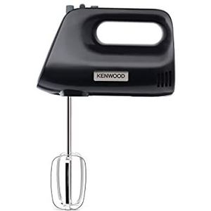 Kenwood Küchengeräte MixEasy HMP30.A0BK Handmixer, handmixer met 5 snelheden en turbo-functie, incl. garde en kneedhaak van roestvrij staal, 450W, zwart