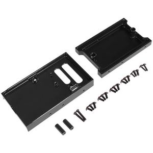 For MN model 1/12 nieuwe MN98 MN99s afstandsbediening auto metalen modificatie upgrade onderdelen, printplaat bevestigingsstoel, achterklep(Svart)