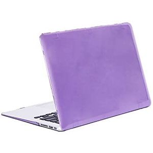 Transparante laptoptas Compatible with MacBook Air 13 inch hoes 2022, 2021-2018 release A2337 M1 A2179 A1932 Retina-display Touch ID, klik op slanke harde hoes, volledige beschermhoes Tablet hoes (Co