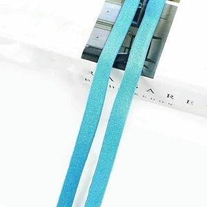 10 mm elastische ondergoedband voor het naaien van badpakriemen, rubberen lint, schouderband, bh-notitieboek, stretchtape, doe-het-zelfaccessoires - hemelsblauw - 10 m
