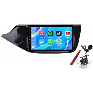 Android 14 Autoradio Sat Navi voor K-IA Ceed (2013-2015) 9 Inch Touchscreen Multimedia Speler met Draadloze Carplay GPS Navigatie FM RDS Bluetooth 5G-WiFi SWC DSP,M100s